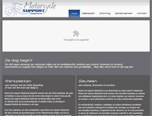 Tablet Screenshot of motorcyclesupport.nl